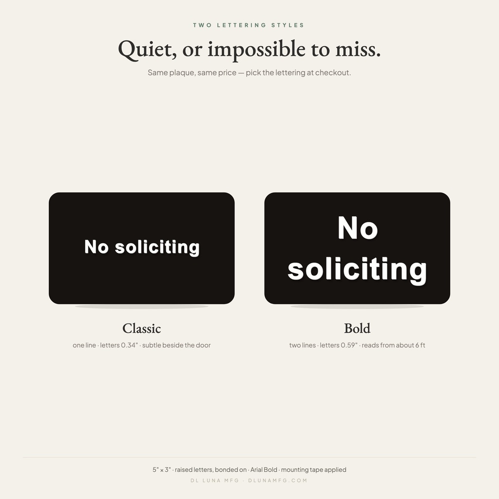 03-no-soliciting-lettering-classic-or-bold