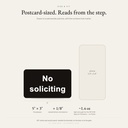 05-no-soliciting-plaque-5x3-size