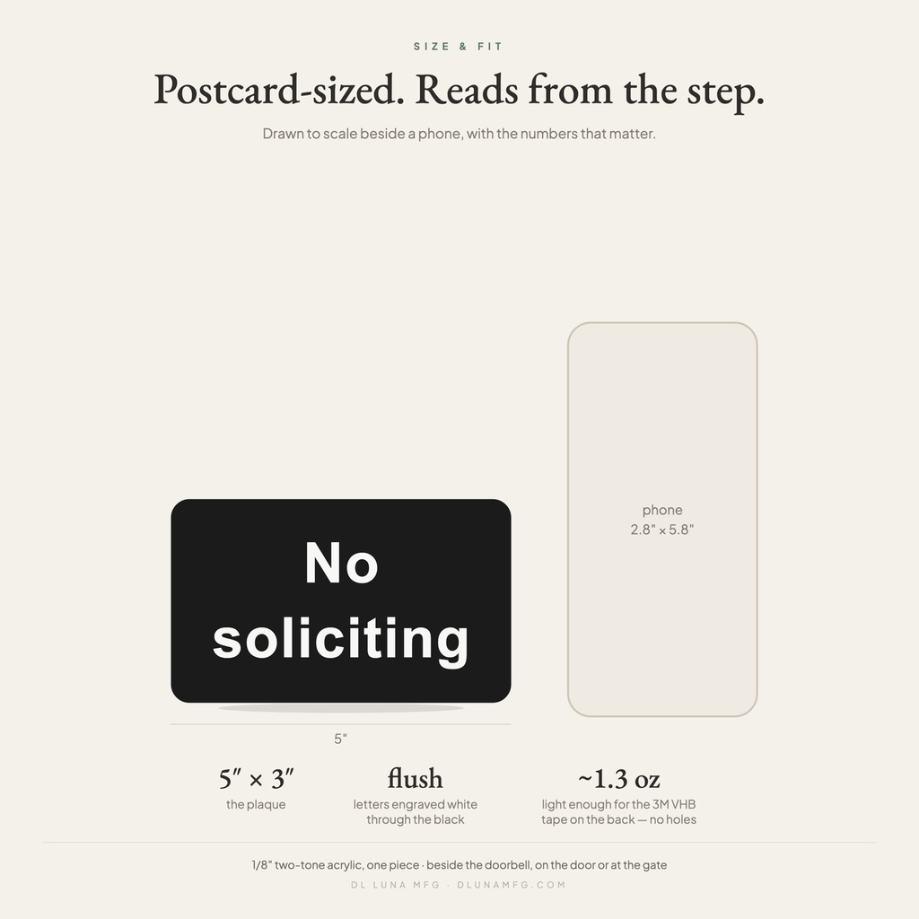 04-no-soliciting-plaque-5x3-size
