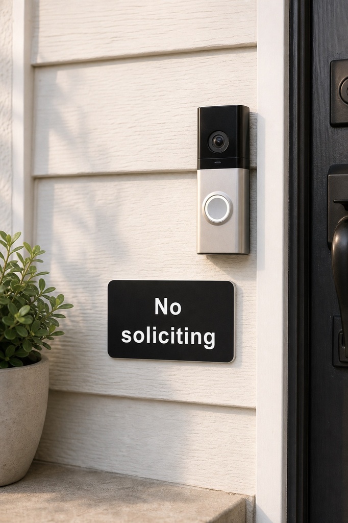 07-no-soliciting-sign-under-doorbell