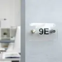 Acrylic Room Number Sign — "Classic" Design